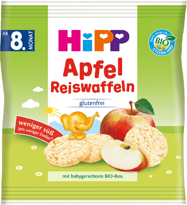 Hipp Apfel Reiswaffeln