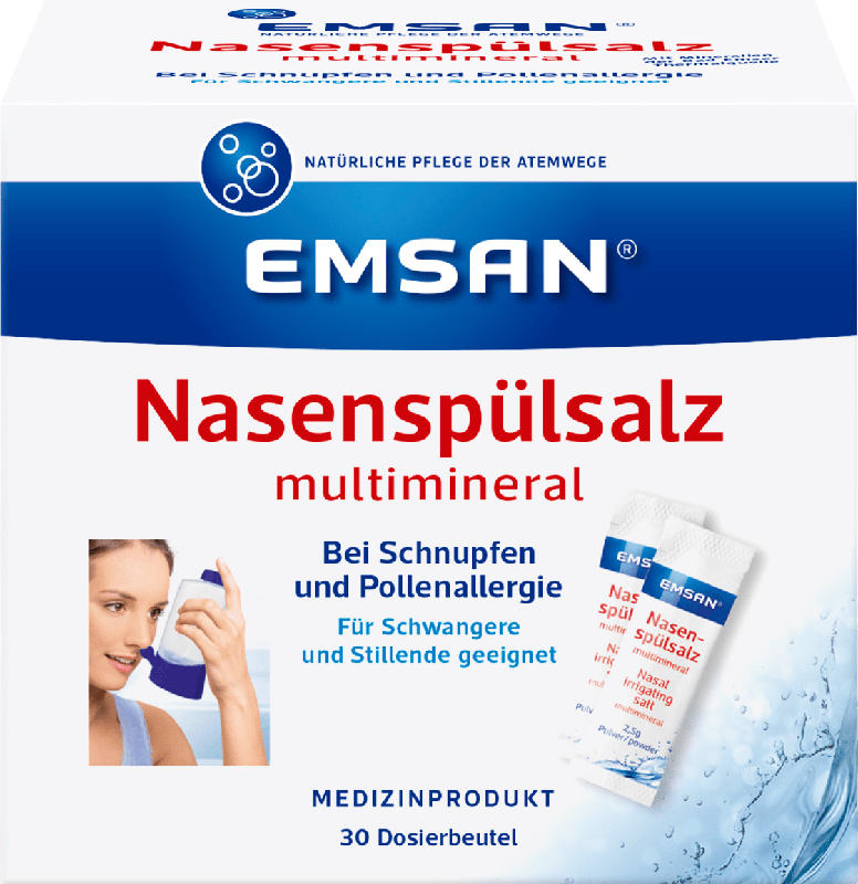 Emsan Nasenspülsalz 30x2,5g Beutel
