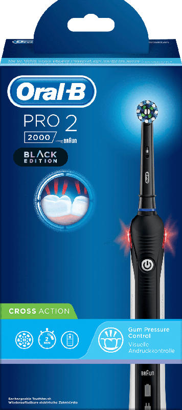 Oral-B Elektrische Zahnbürste Pro 2 Black
