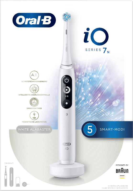 Oral-B Elektrische Zahnbürste iO Series 7 White Alabaster