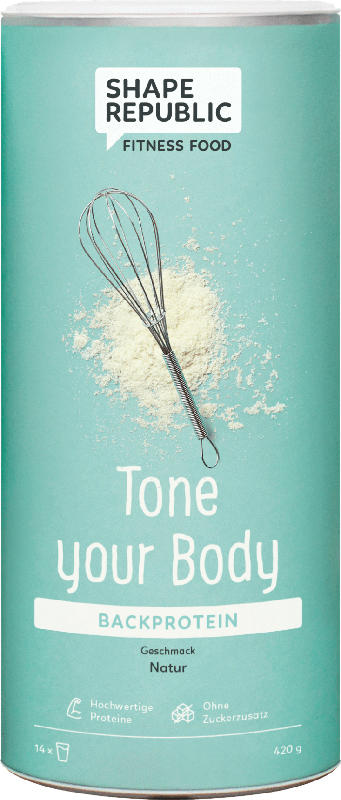 Shape Republic Backprotein Natur, tone your body