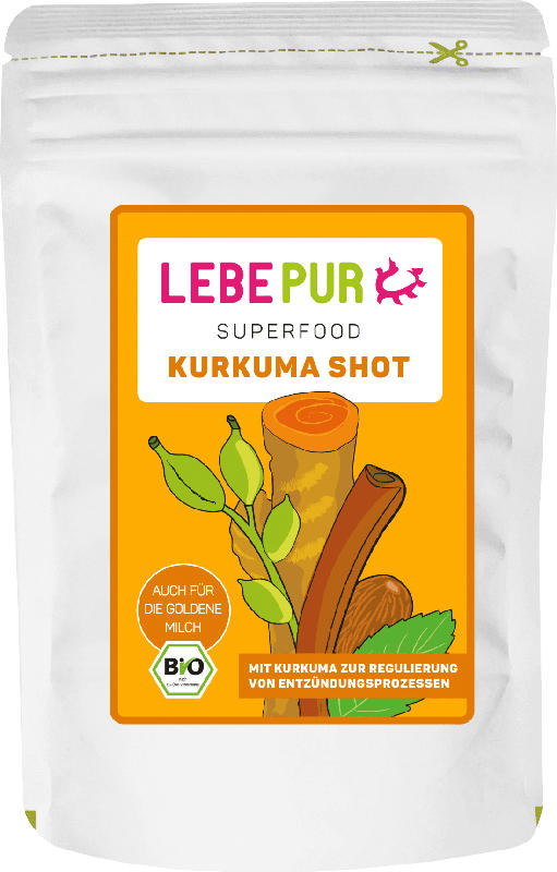 Lebepur Superfood Pulver, Kurkuma Shot