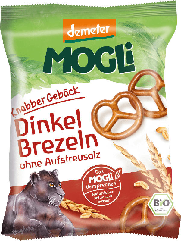 MOGLi Kindersnack Knabber Gebäck Dinkel Brezeln ab 3 Jahren