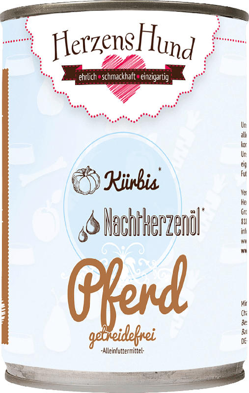 HerzensHund Nassfutter für Hunde, Pferd