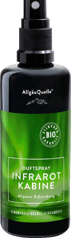 AllgäuQuelle Duftspray Infrarotkabine Erfrischung