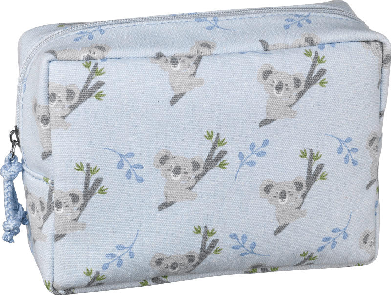 Dekorieren & Einrichten Kulturtasche grau mit Koala