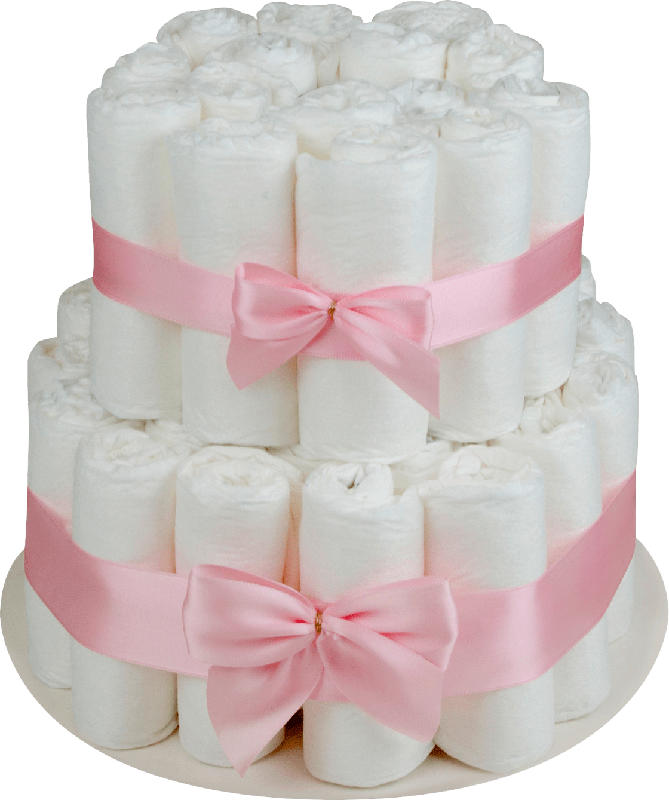 Tanjo Windeltorte mittel, rosa