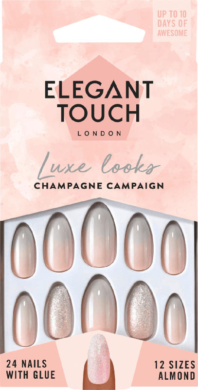 Elegant Touch Künstliche Fingernägel Champagne Campaign