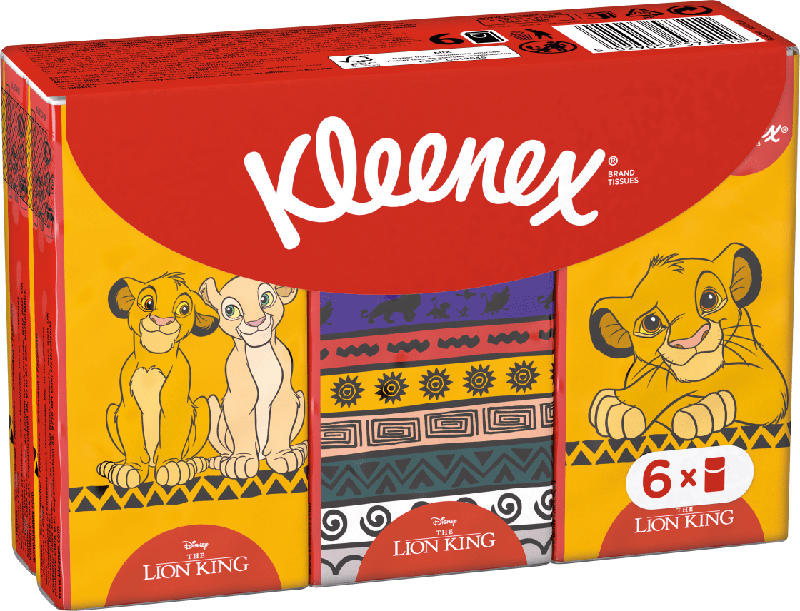 Kleenex Taschentücher Disney (6 x 9 St)