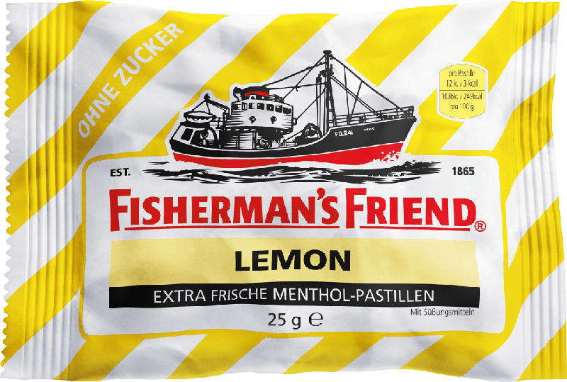 Fisherman's Friend Pastillen, lemon, Zitrone, zuckerfrei