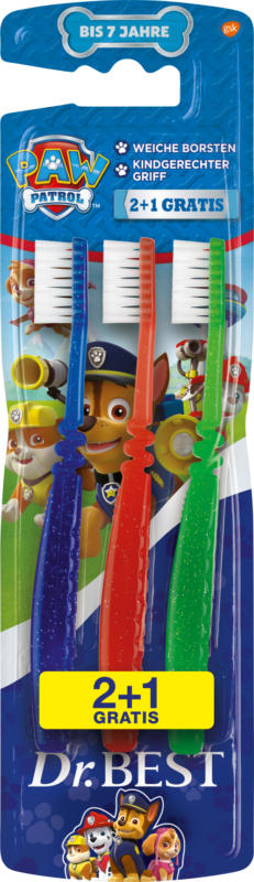 Dr. Best Zahnbürste Kinder Paw Patrol Milchzahn, bis 7 Jahre