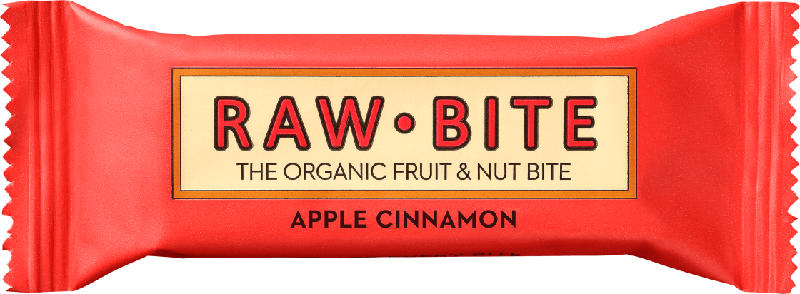raw bite Rohkost-Riegel apple cinnamon, mit Apfel & Zimt
