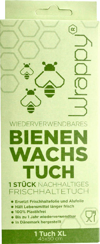 Wrappy Bienenwachstuch XL (45x50 cm)