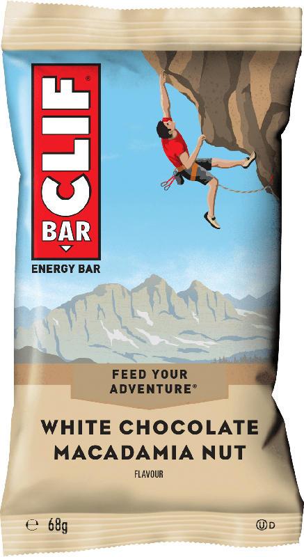 Clif Bar Energie-Riegel white chocolate macadamia nut, Hafer, Macadamia & weiße Schokolade