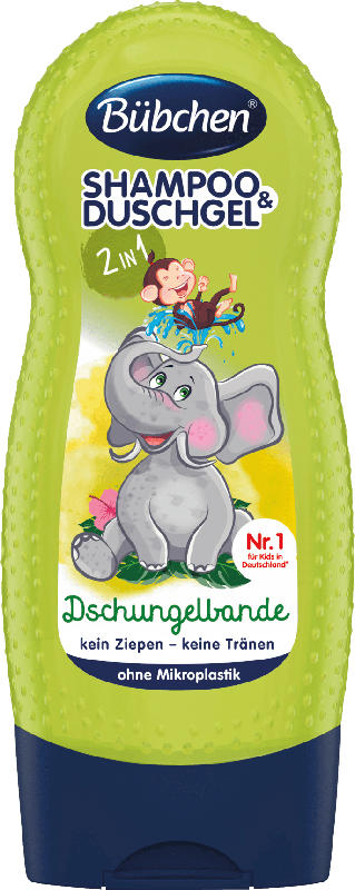 Bübchen Kids Shampoo & Duschgel Dschungelbande