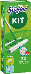 Swiffer Staubwischer Systemstarter (Bodenstab + 8 Trockentücher + 3 Wet Wischtücher)