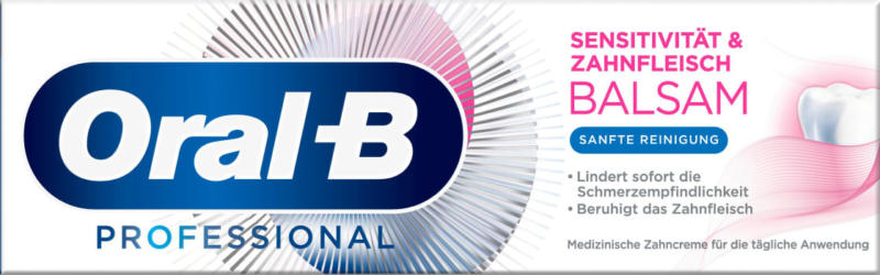 Oral-B Zahnpasta Sensitivität & Zahnfleisch Balsam sanfte Reinigung