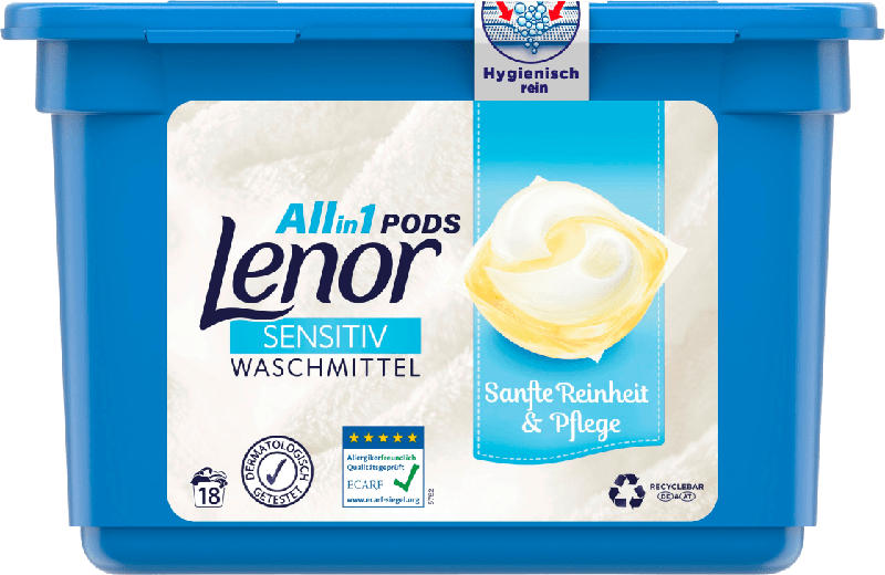Lenor Vollwaschmittel Pods sensitiv