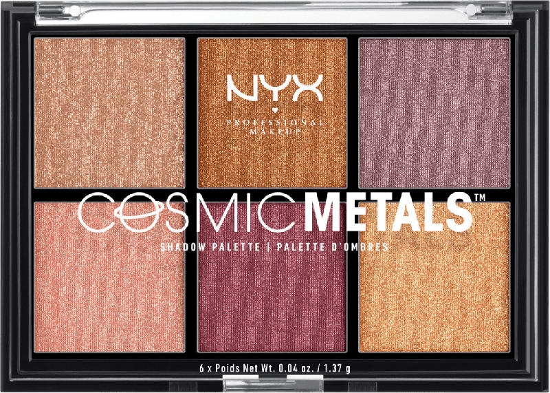 NYX PROFESSIONAL MAKEUP Lidschatten Cosmic Metals Shadow Palette 01