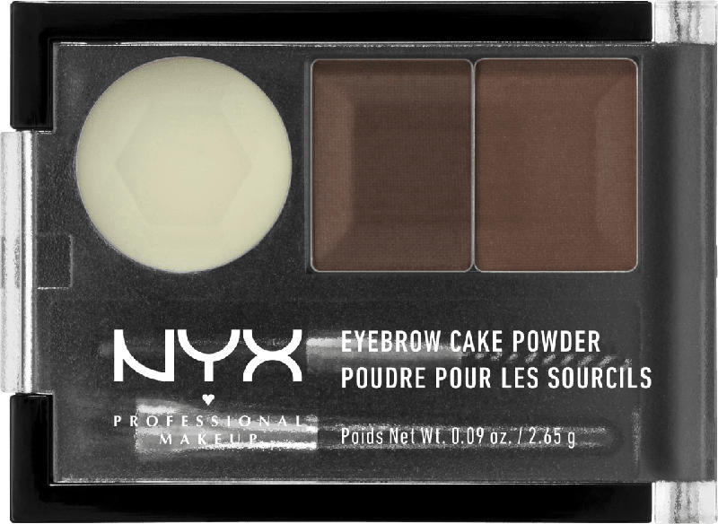 NYX PROFESSIONAL MAKEUP Augenbrauenpuder Eyebrow Cake Powder Dark Brown / Brown 02
