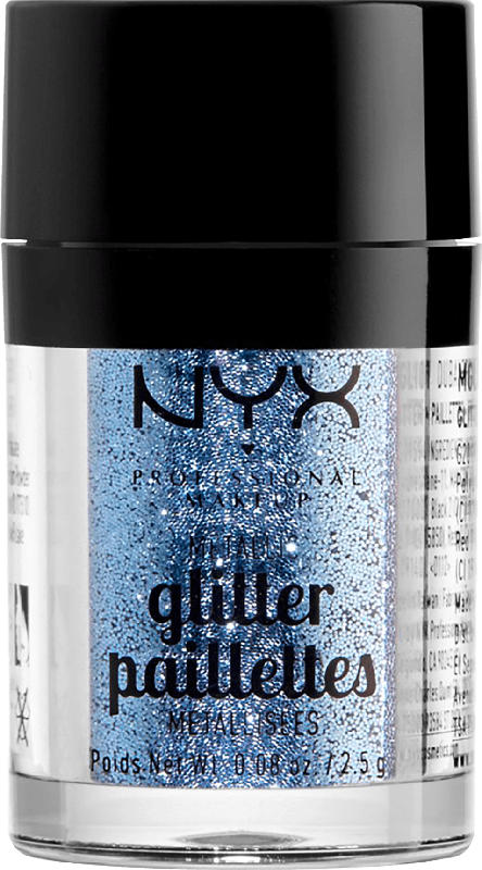 NYX PROFESSIONAL MAKEUP Glitzer Metallic Glitter darkside 02