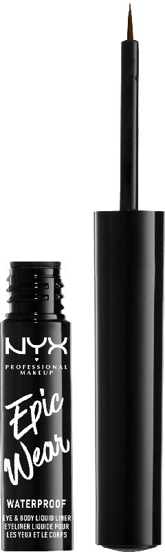 NYX PROFESSIONAL MAKEUP Eyeliner Epic Wear Semi Permanent Liquid Liner Brown 02
