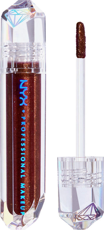 NYX PROFESSIONAL MAKEUP Lipgloss Diamonds and Ice, please Liptopper Left On