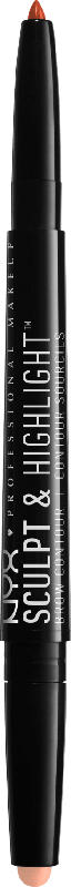 NYX PROFESSIONAL MAKEUP Augenbrauenstift Sculpt & Highlight Brow Contour Auburn/Soft Pink 04