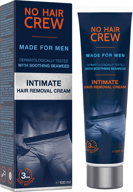 No Hair Crew Intim-Haarentfernungscreme