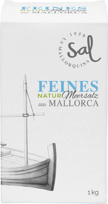 Sal La Mallorquina Flor de Sal, Meersalz fein