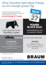 Möbel Braum Möbel Braum - Power of Black Sale! - bis 27.11.2020