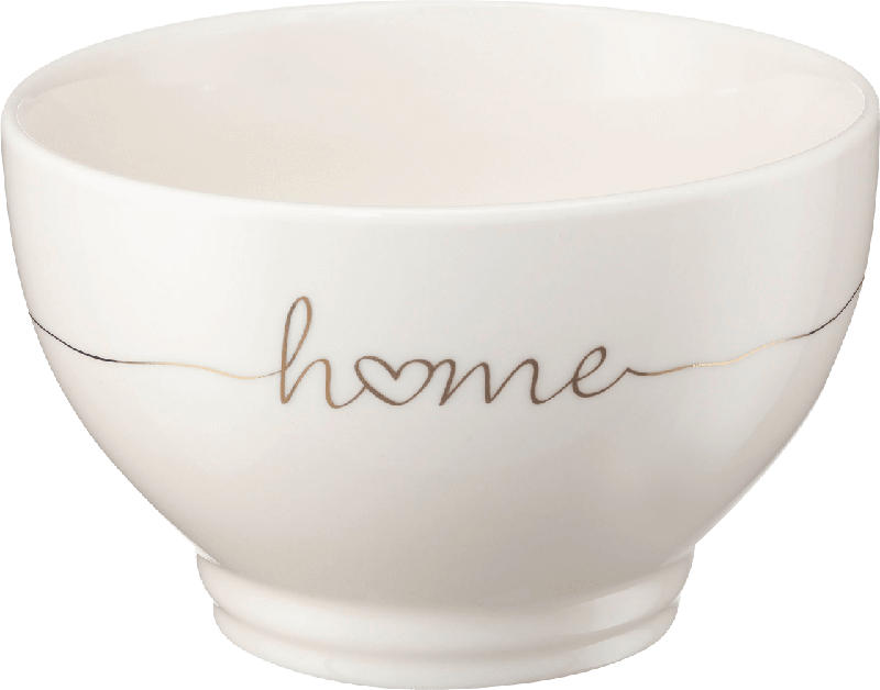 Dekorieren & Einrichten Müslischale weiß-gold Home