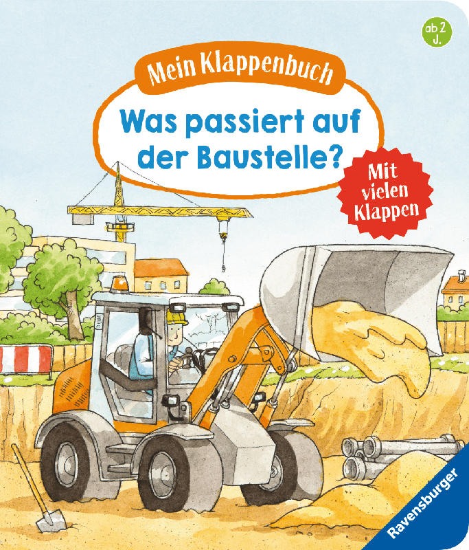 Ravensburger Mein Klappenbuch: Was passiert auf der Baustelle?