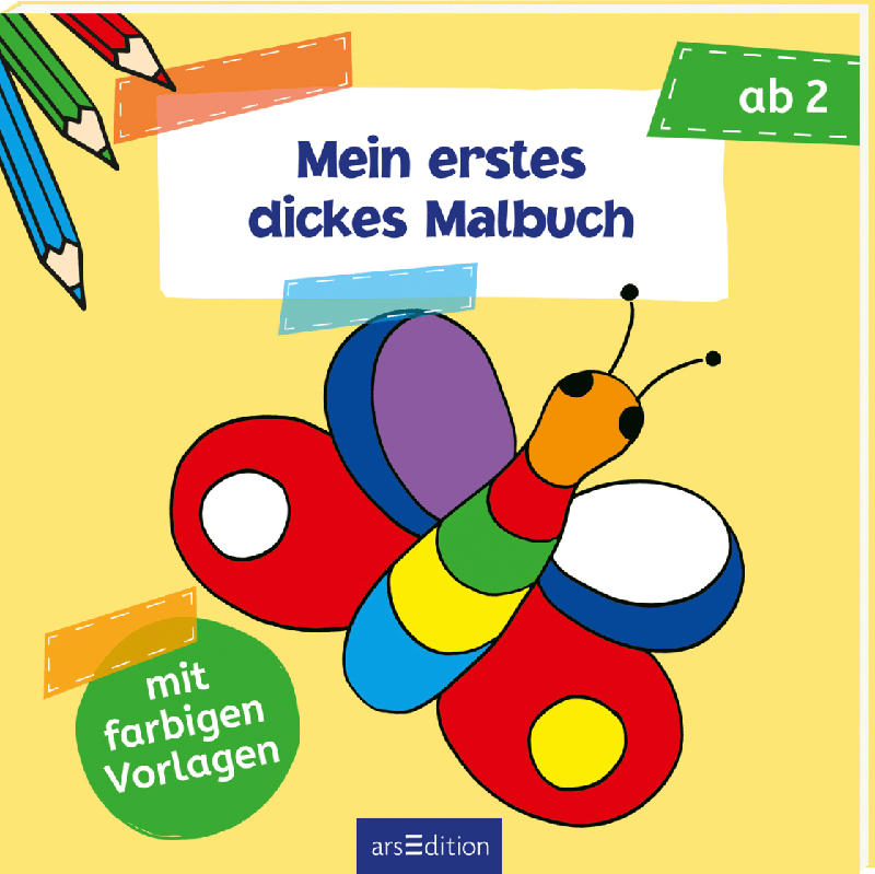 Ars Edition Mein erstes dickes Malbuch