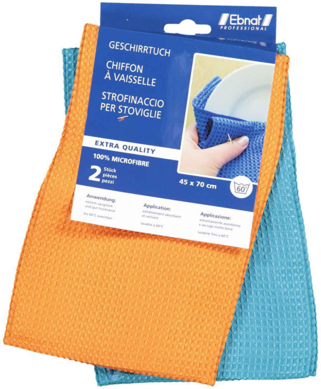 Chiffon à vaisselle, 2 pièces -