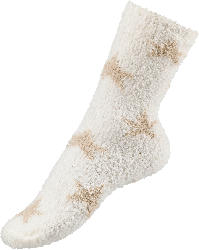 FASCÍNO Kuschelsocken, beige, Gr. 35-38
