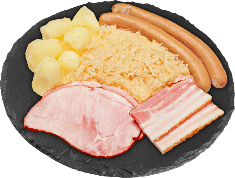 Berner Platte , ca. 640 g, per 100 g
