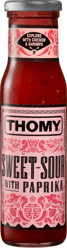 Thomy Sauce Sweet & Sour mit Paprika, 230 ml
