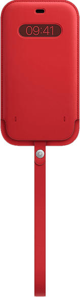 Lederhülle mit MagSafe in (PRODUCT)RED für iPhone 12 Pro Max (MHYJ3ZM/A)