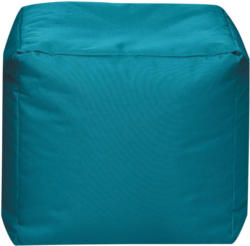 Sitzwürfel in Textil Petrol