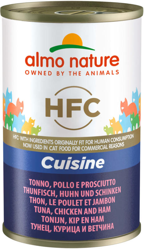Almo Nature Cat Thon avec jambon 140g