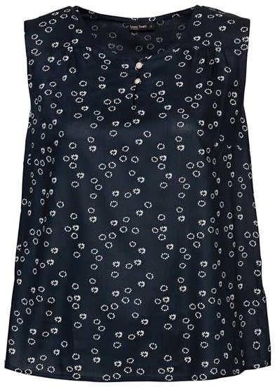 Damen-Bluse mit kleiner Knopfleiste