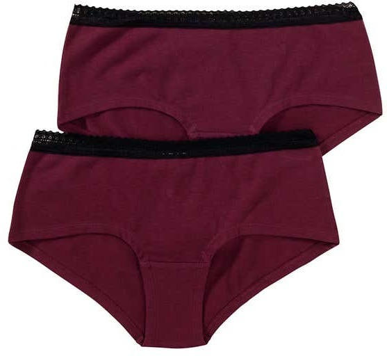 Damen-Panty mit Spitzenband, 2er Pack