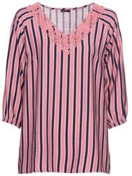 Damen-Bluse mit Längsstreifen