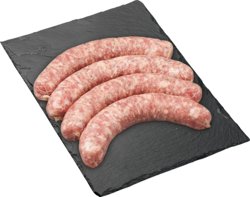 Bratwurst all'aglio orsino Denner, 4 x 120 g