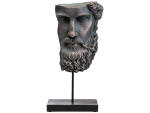 Statue, Visage APOLLON gris, noir