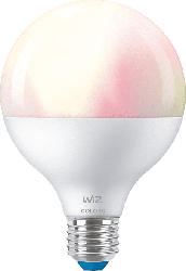 PHILIPS WiZ Smarte Lampe G95, Wi-Fi, 75W, E27, 1055lm, Full Color (78635900); LED Lampe