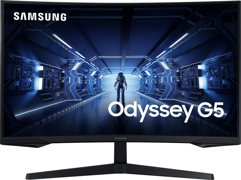 Gaming Monitor Odyssey G5 Curved, 32 Zoll, WQHD, 144Hz, 1ms, 250cd, VA, HDR10, Schwarz