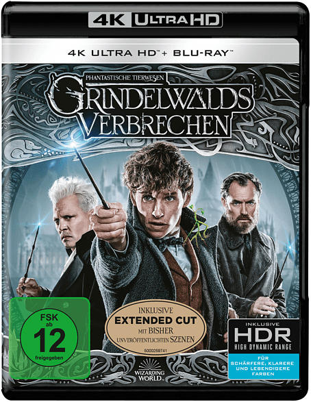 Phantastische Tierwesen: Grindelwalds Verbrechen [4K Ultra HD Blu-ray + Blu-ray]