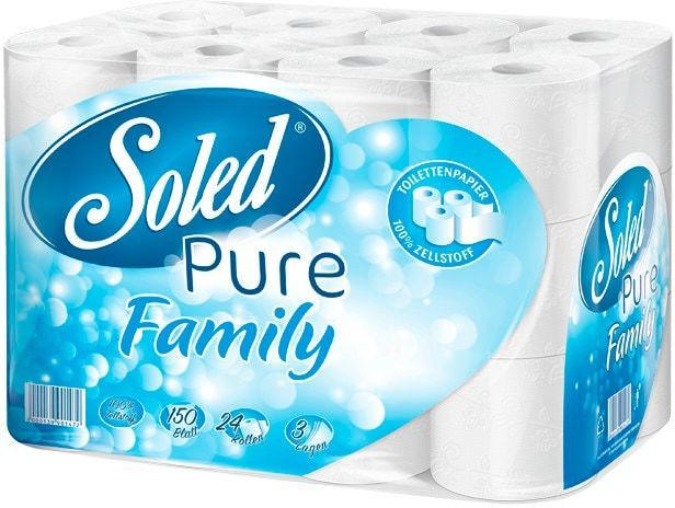 Soled Pure Family Toilettenpapier Nur 4 44 Edeka Angebot Nordwest Prospekte